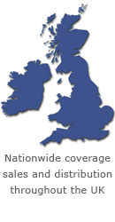 Nationwide coverage – UK sales and distribution throughout the UK